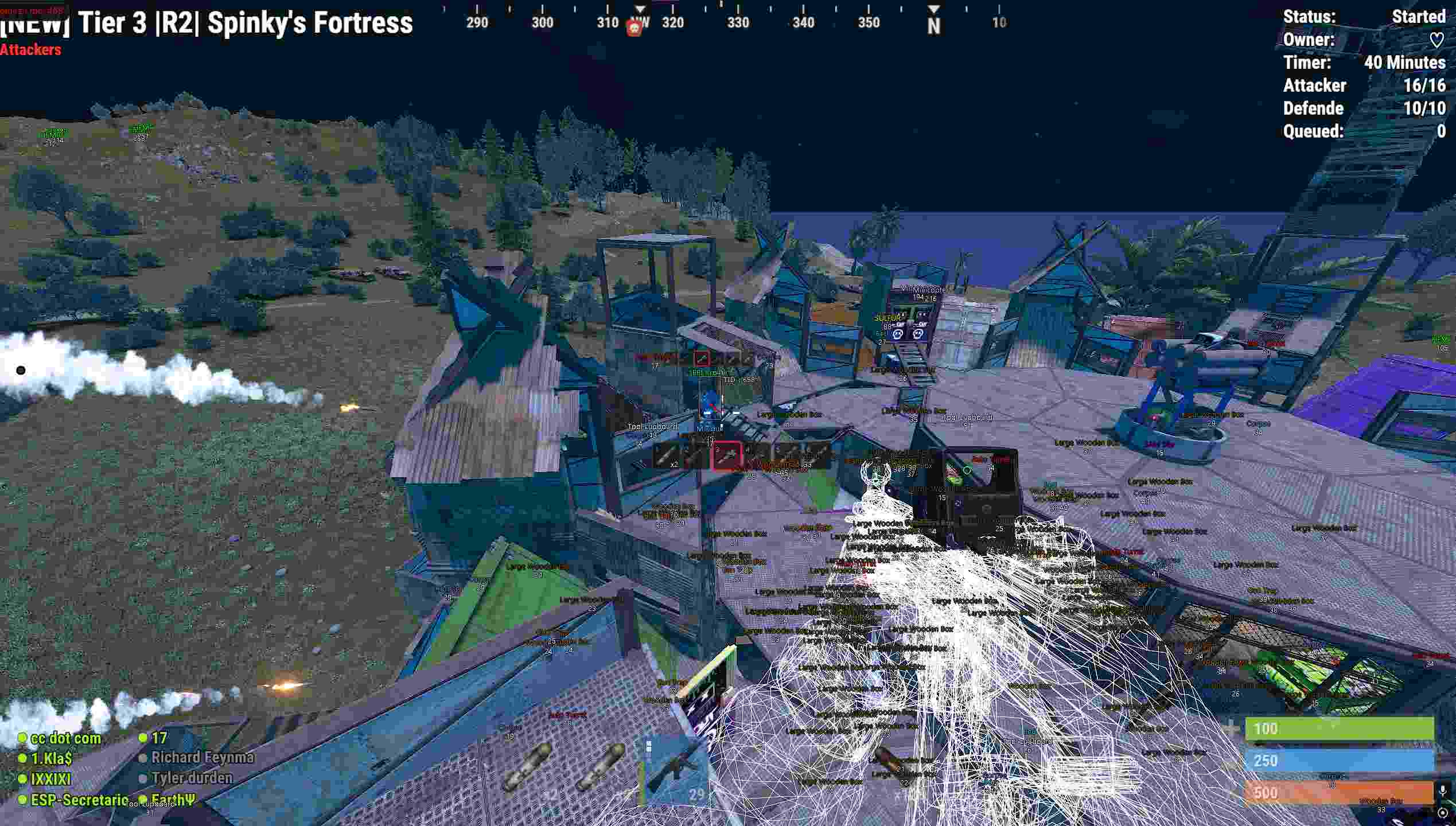 Скриншот чита Memez External для Rust - 4